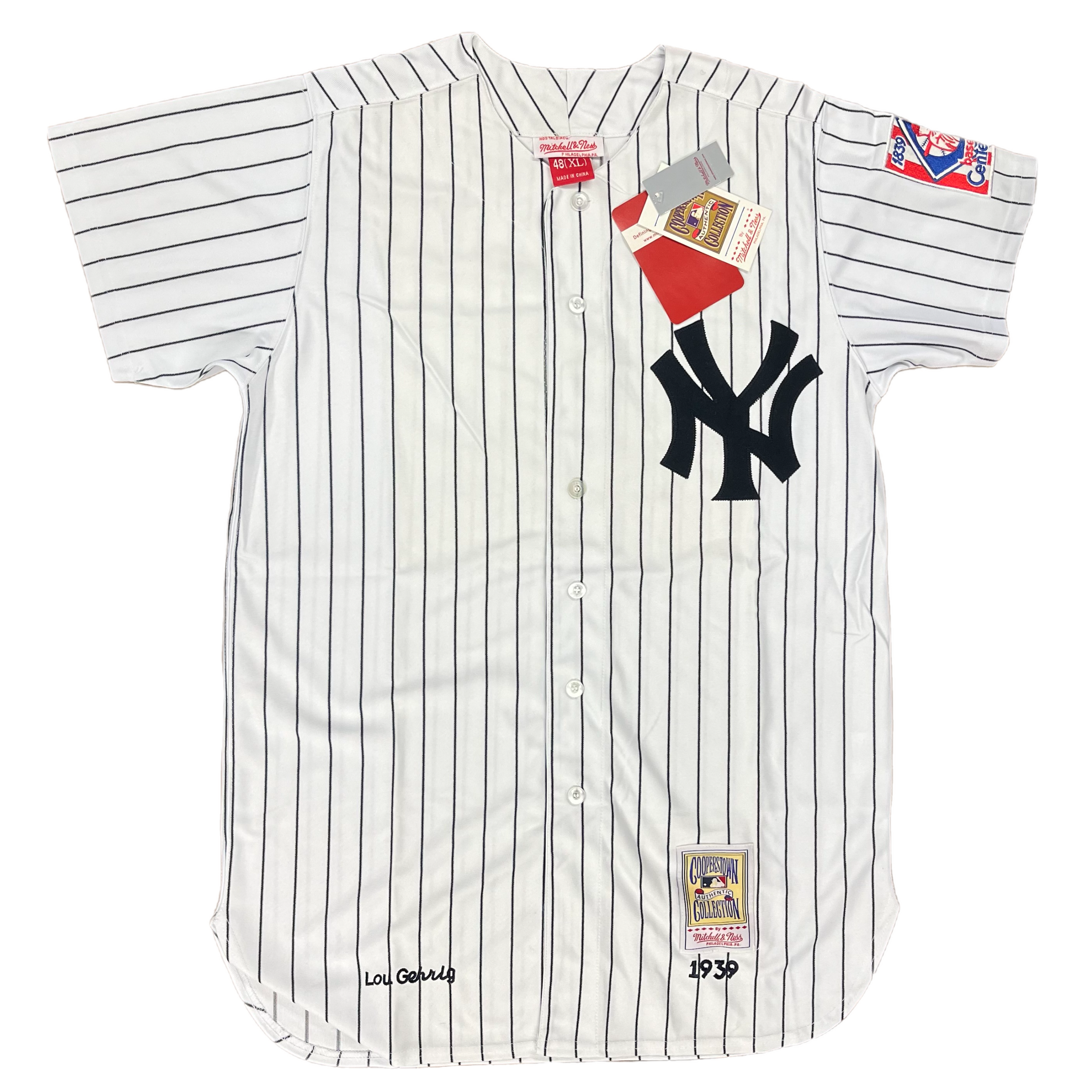 Mitchell & Ness Lou Gehrig 1939 Cooperstown Collection New York