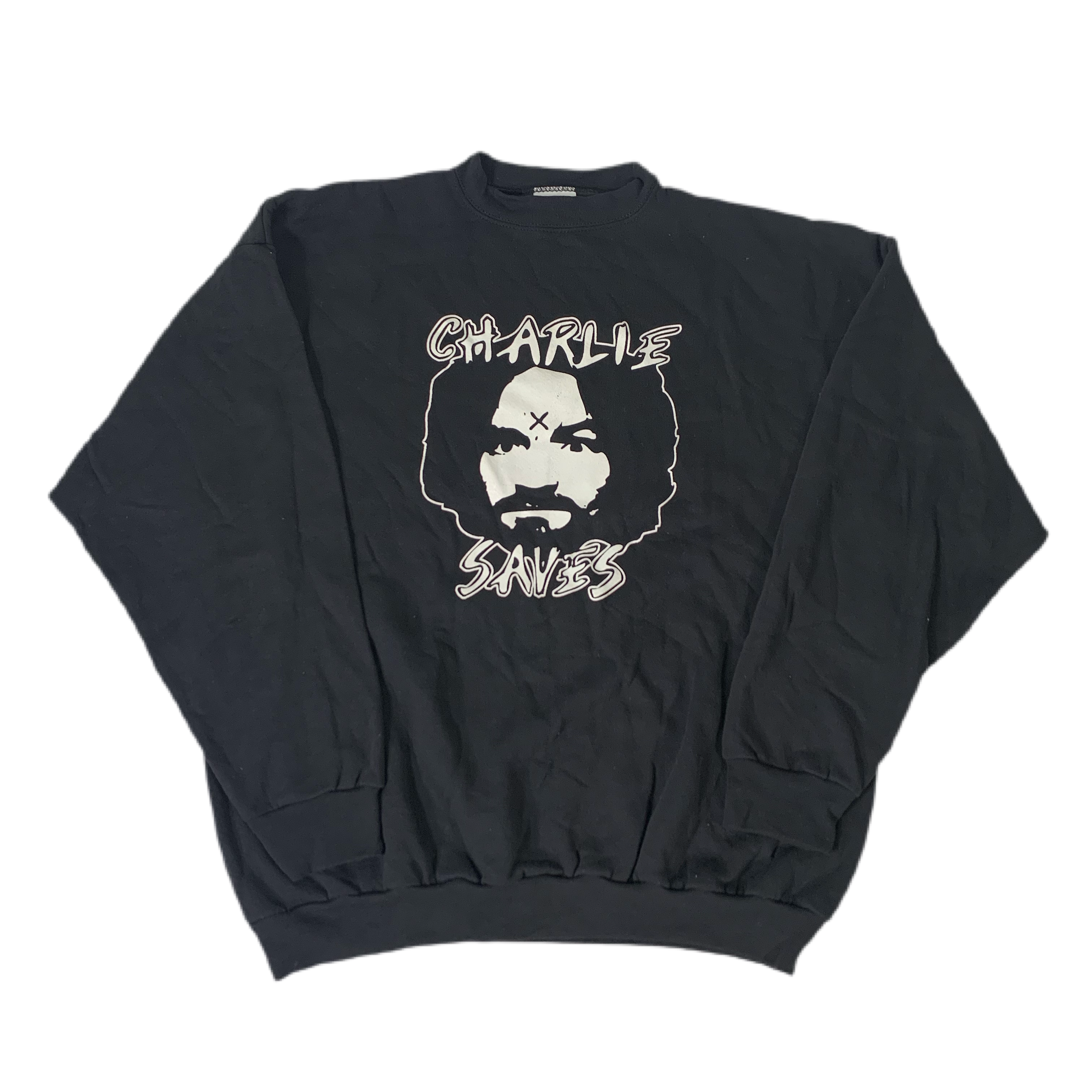 Vintage Charles Manson “Manson Saves” Manson Family Crewneck Vintage Charles Manson “Manson Saves” Manson Family Crewneck