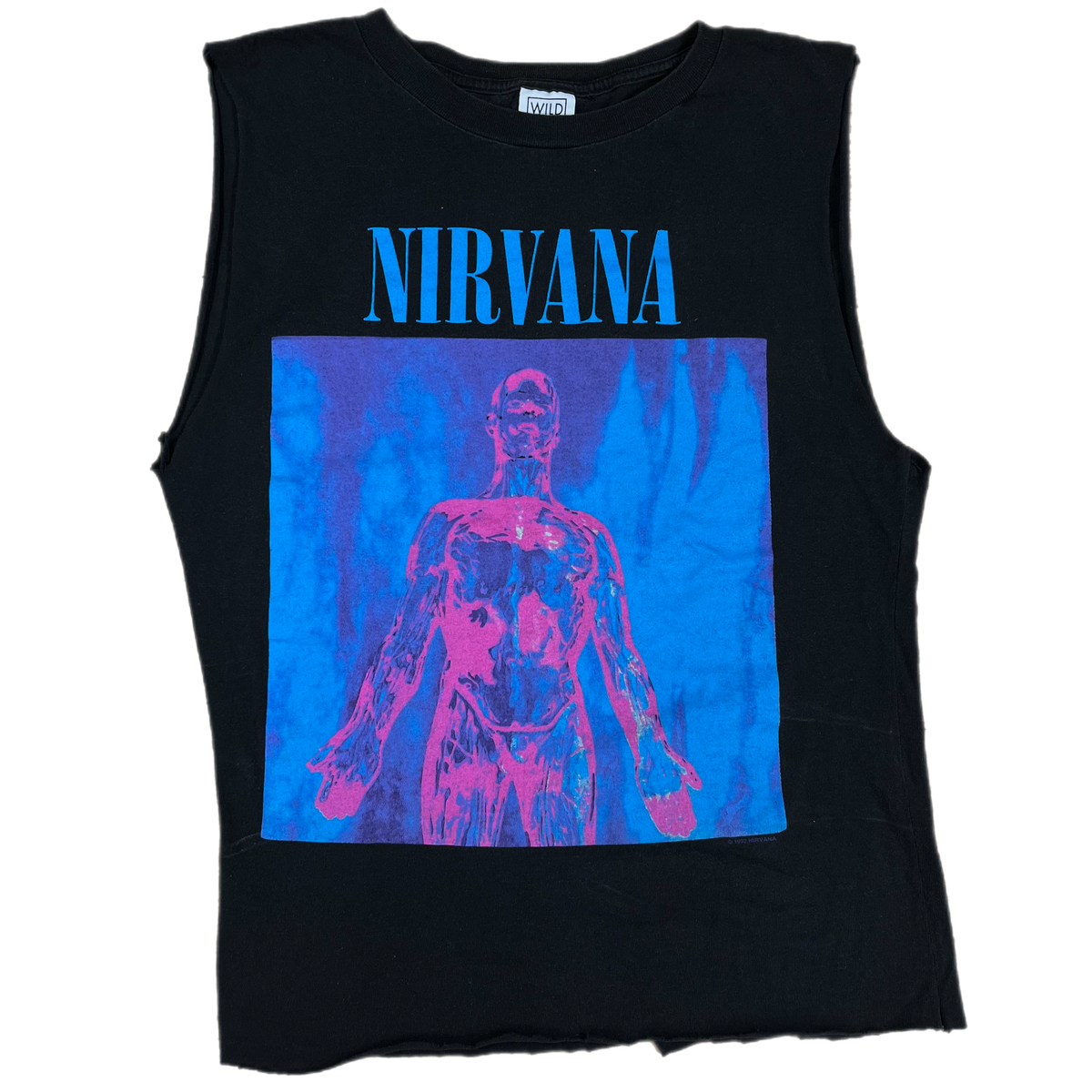 Vintage Nirvana &quot;Sliver&quot; Sleeveless And Cut T-Shirt