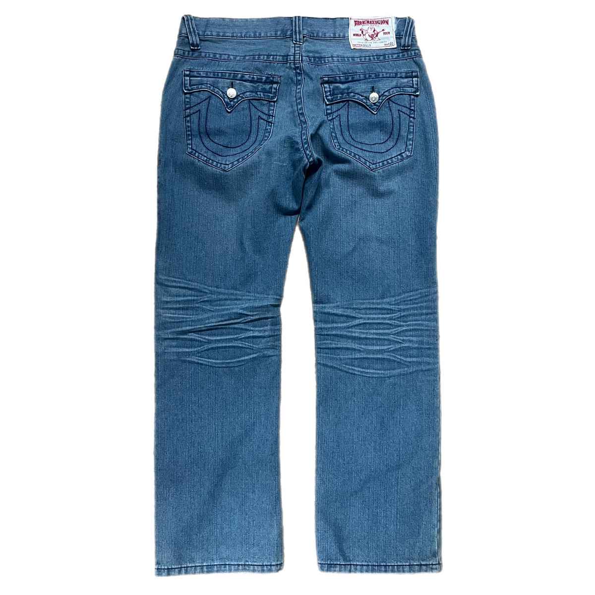 True Religion &quot;Billy&quot; 39x33 Made In U.S.A. Pocket Flap Jeans