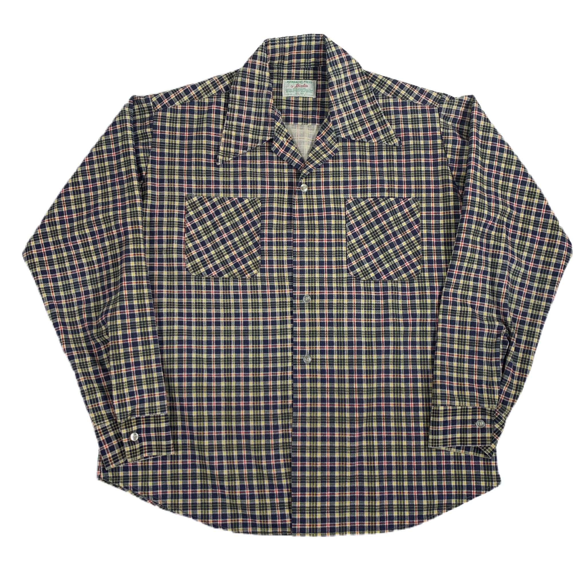 Vintage Donlin Open Collar “Permanent Press” Shirt | jointcustodydc