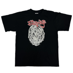 [RADINEO]★24SS★韓国人気★Vintage Wide Logo T-Shirt ☆韓国の人気☆【SATUR】☆Sun Retro Graphic T-Shirt.s