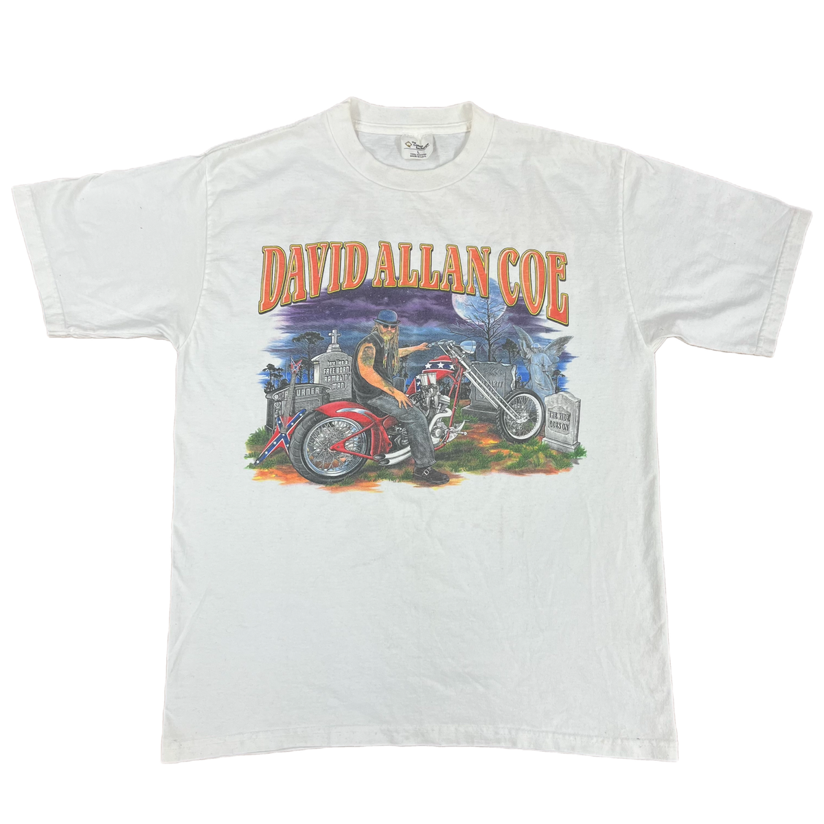 Vintage David Allan Coe &quot;World Tour&quot; T-Shirt