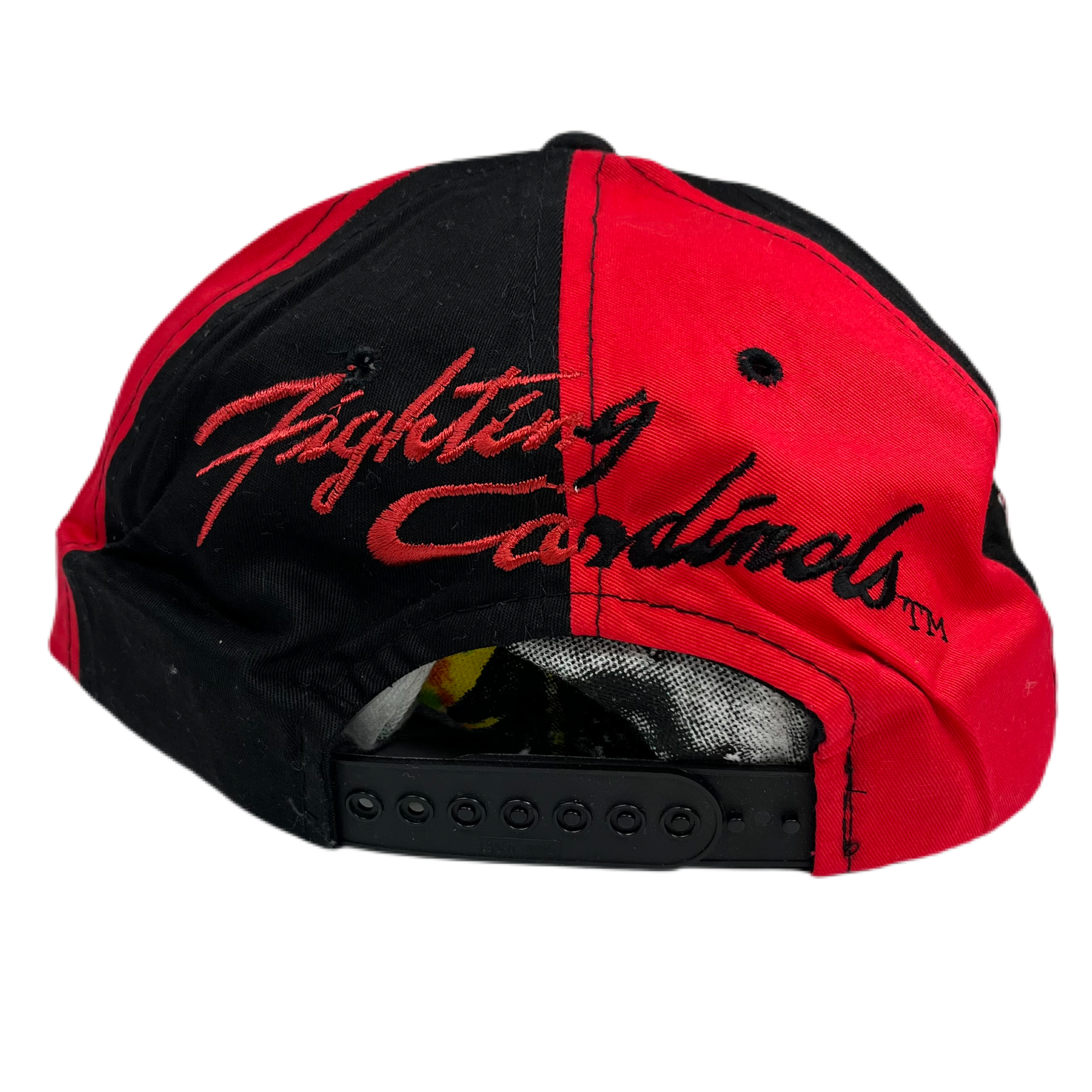 Vintage Louisville Cardinals Youngan Bar Script SnapBack Hat Cap