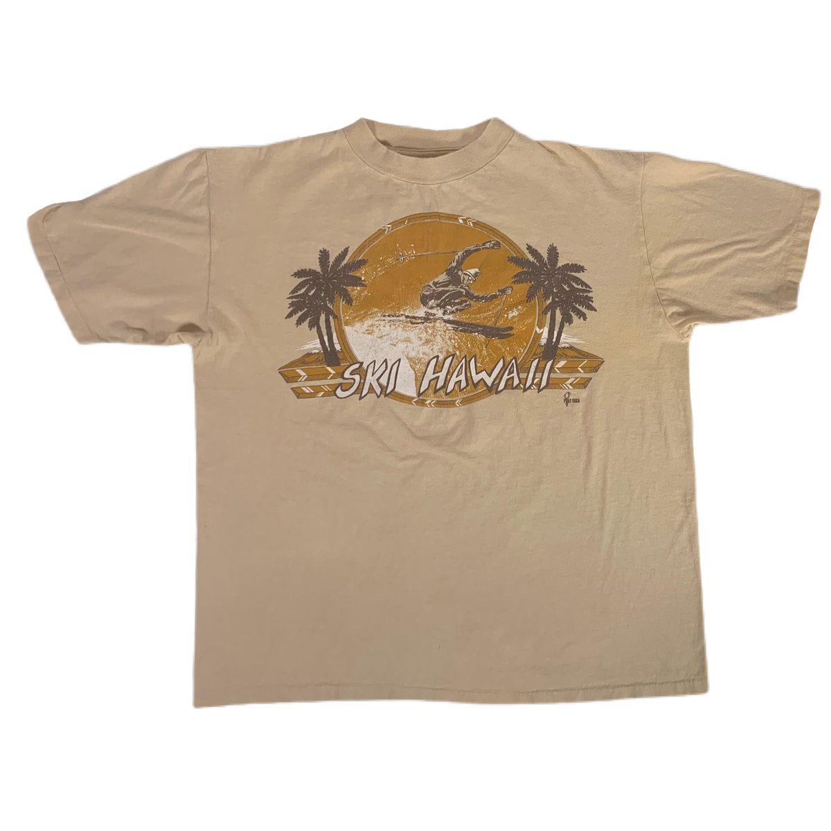 Vintage Poly Tees &quot;Ski Hawaii&quot; Souvenir T-Shirt