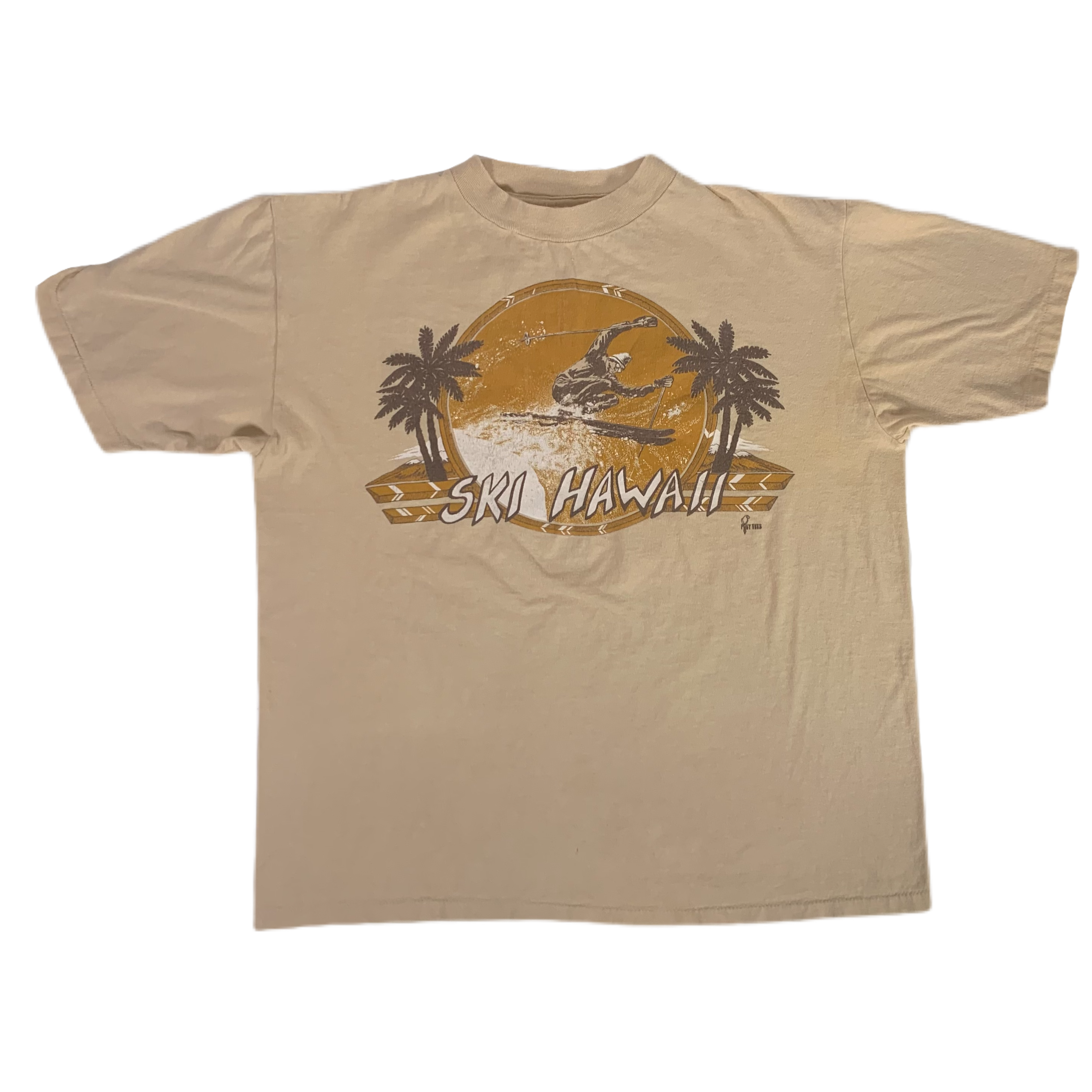 Vintage Poly Tees Ski Hawaii Souvenir T-Shirt