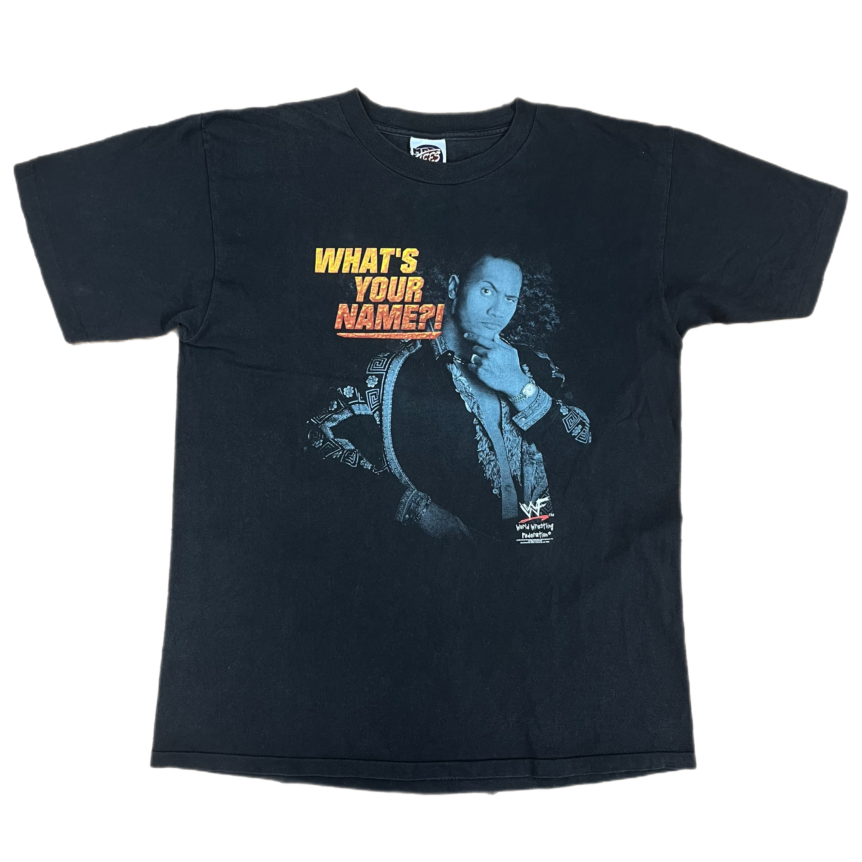 Vintage × Wwf VTG WWF DWAYNE JOHNSON THE ROCK MILLENNIUM T