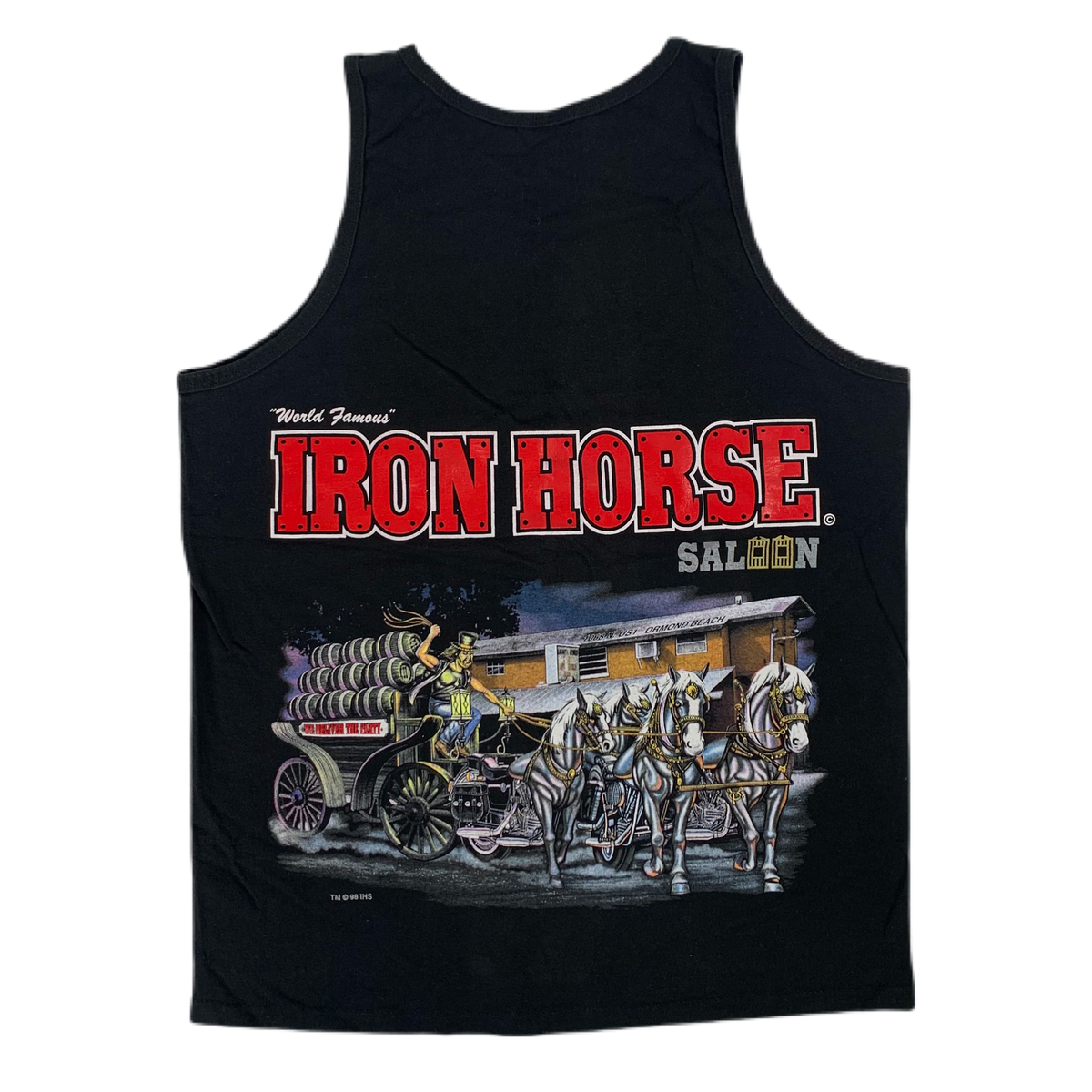 Vintage Iron Horse Saloon &quot;We Deliver The Party&quot; Tank Top