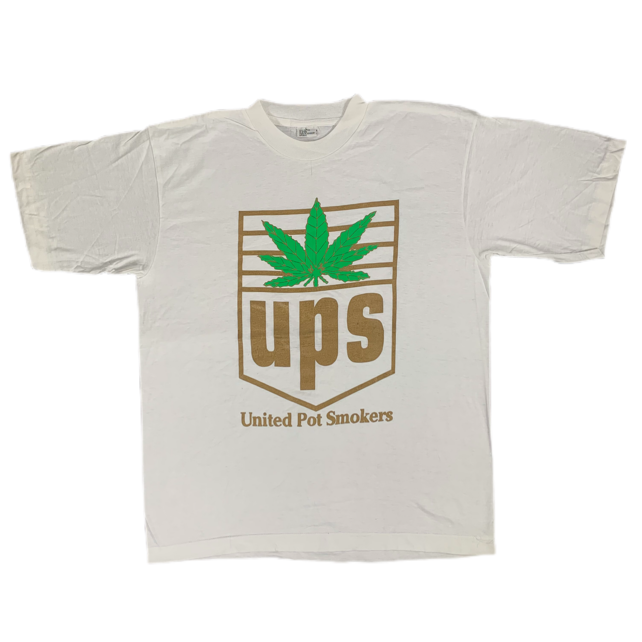 激レア90'S当時物UPS United Pot Smokers Tシャツ L