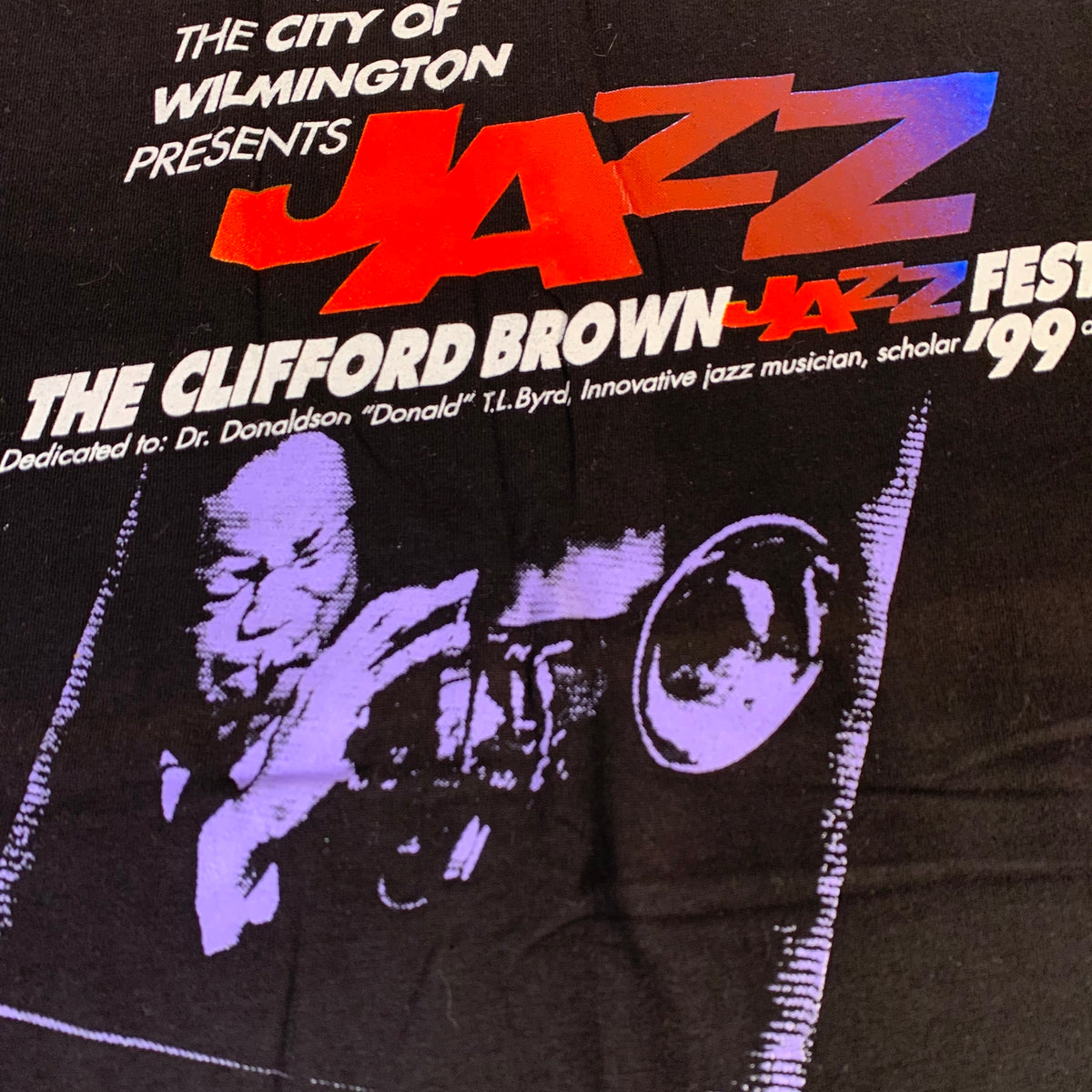 Vintage Clifford Brown &quot;Jazz Festival&quot; Staff T-Shirt