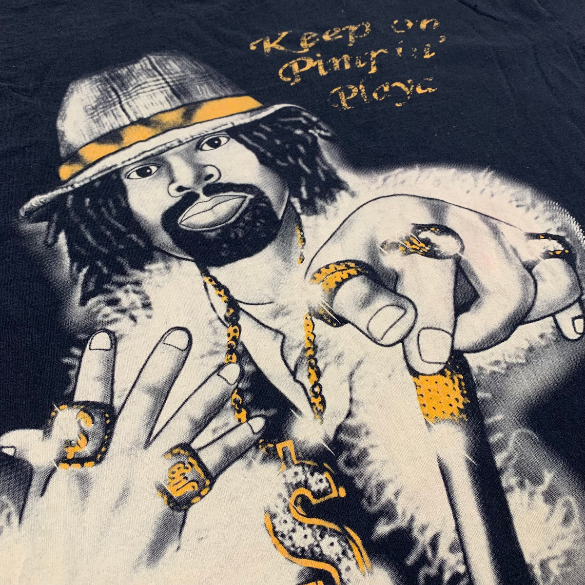 Vintage Mac Dre &quot;Keep On Pimpin&#39; Playa&quot; T-Shirt