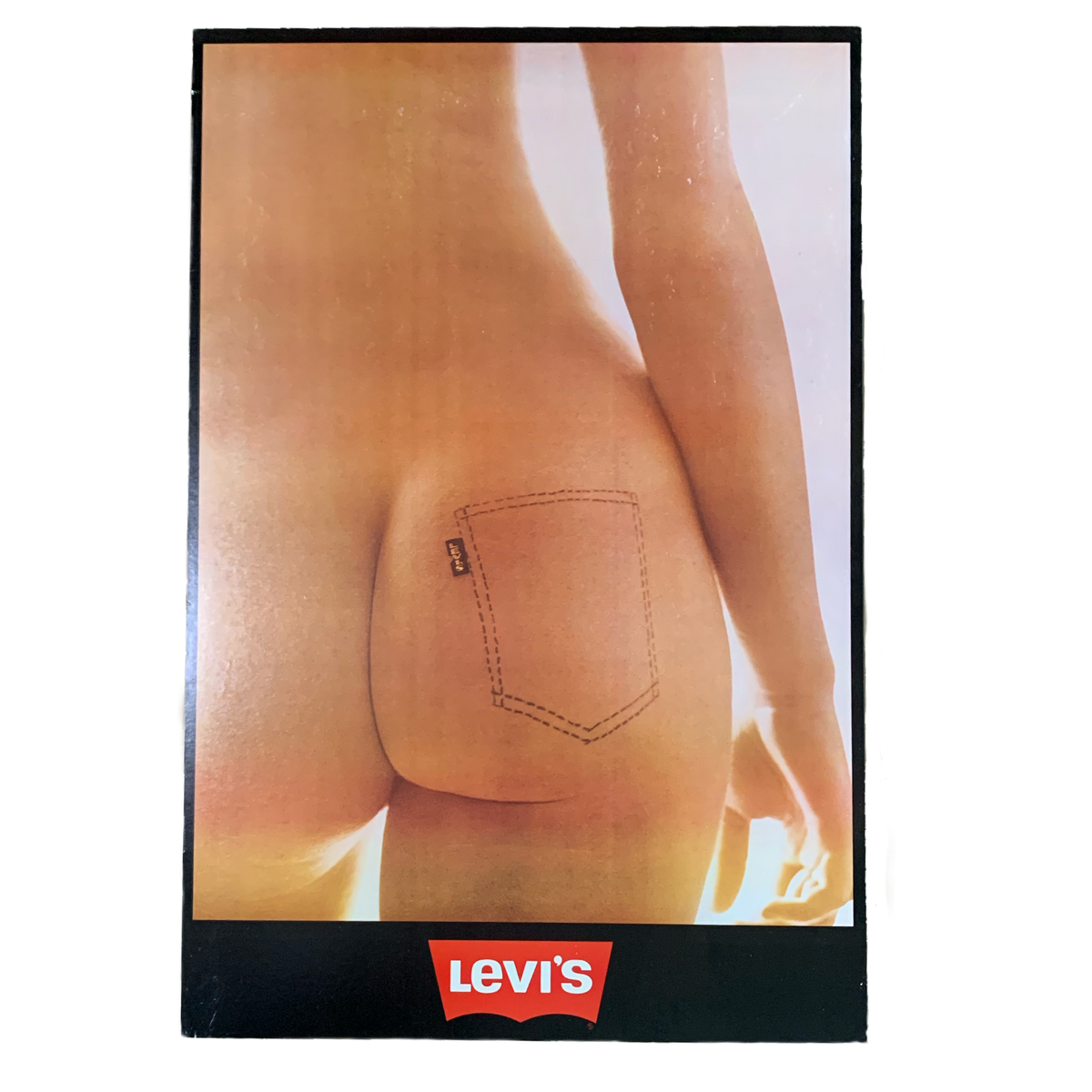 Vintage Levi’s Ida Van Bladel “Big E” Bare Butt USA Version Advertisement - jointcustodydc