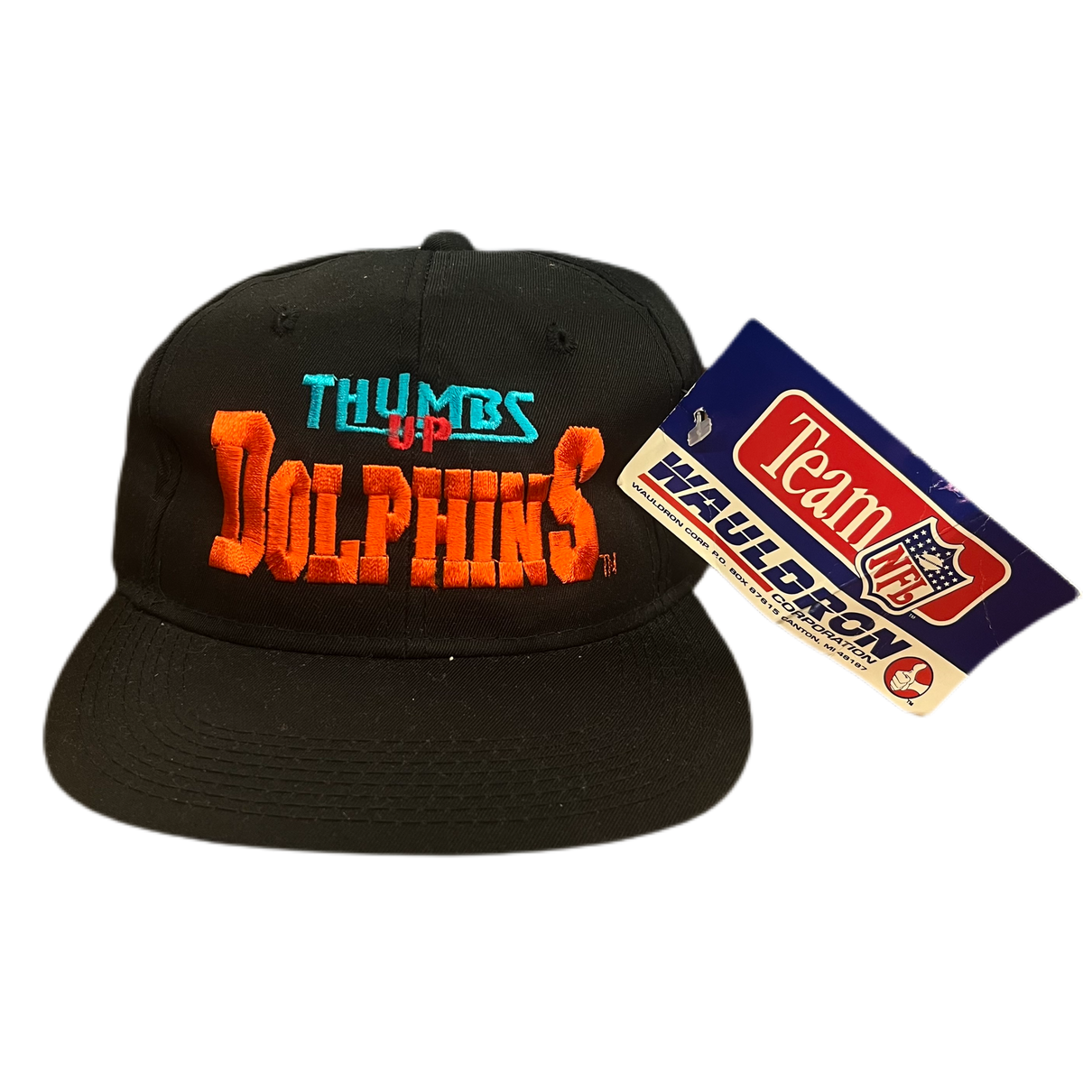 Vintage Miami Dolphins NFL &quot;Thumbs Up&quot; Mike Utley Snapback Hat