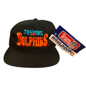 Vintage Miami Dolphins NFL 'Thumbs Up' Mike Utley Snapback Hat
