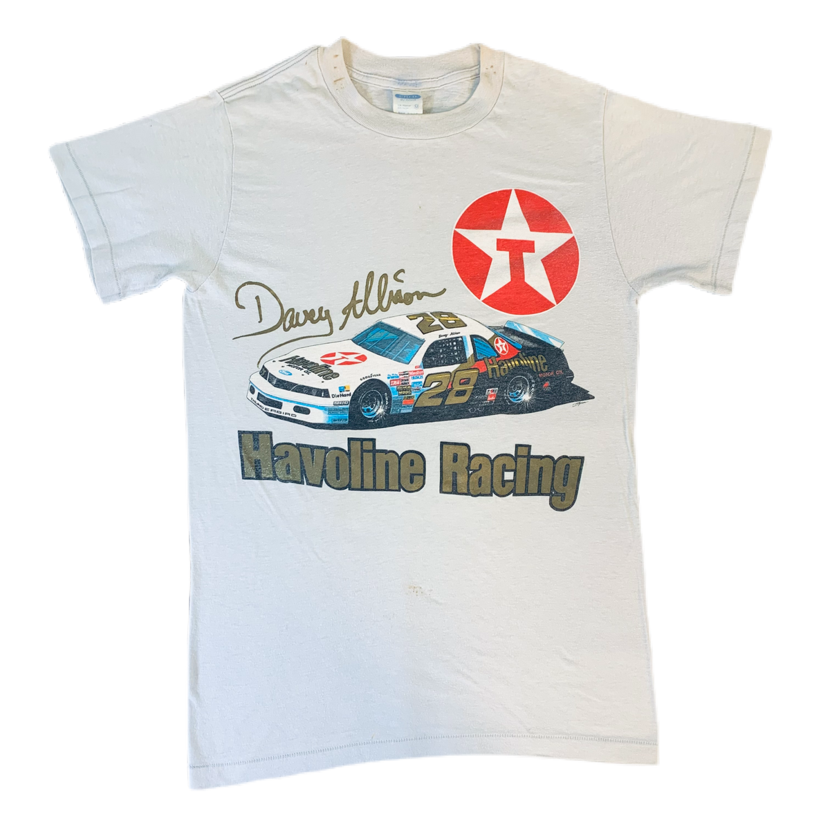 Vintage Nascar Davey Allison &quot;Havoline Racing&quot; T-Shirt