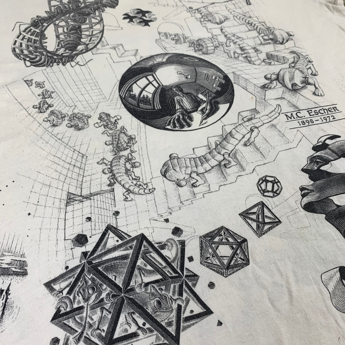 Vintage MC Escher &quot;1898-1972&quot; T-Shirt