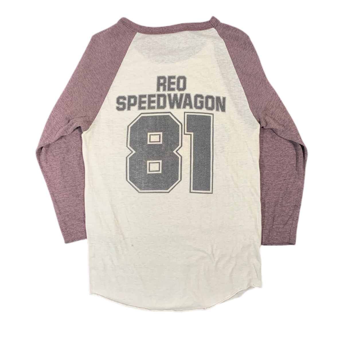 Vintage Original REO Speedwagon 1981 Raglan Tee back