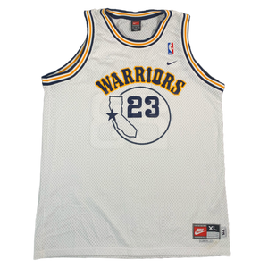 1975 Jason Richardson Golden State Warriors Nike Rewind Swingman NBA Jersey  Size Small – Rare VNTG
