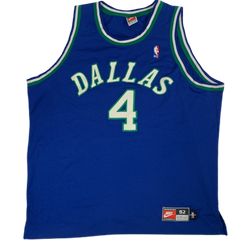 2001 Michael Finley Dallas Mavericks Authentic Nike NBA Jersey Size 48 –  Rare VNTG