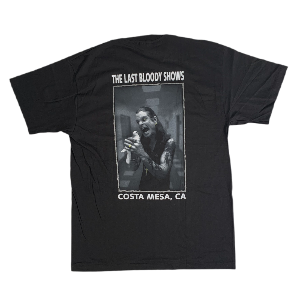 Vintage Ozzy Osbourne &quot;The Last Bloody Shows&quot; Costa Mesa T-Shirt