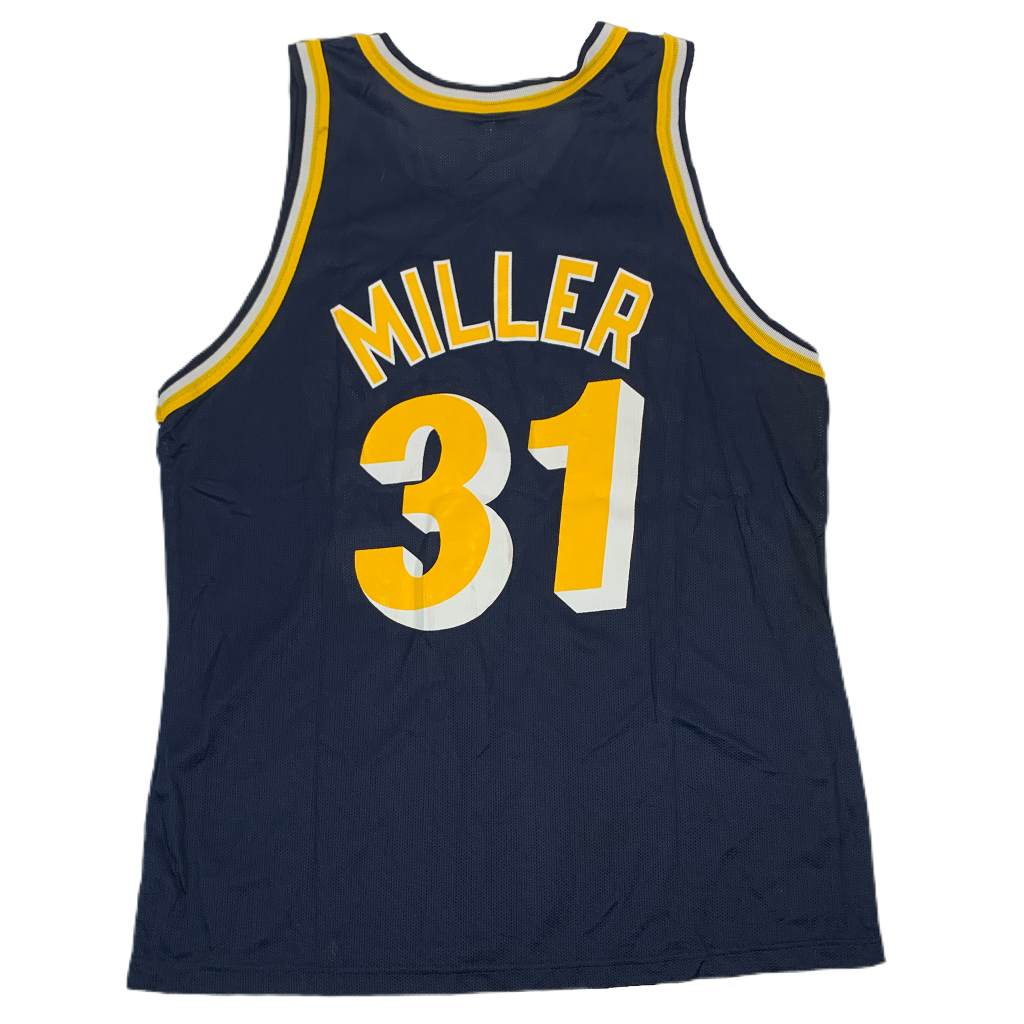 Vintage Champion Reggie Miller Indiana Pacers Basketball Jersey