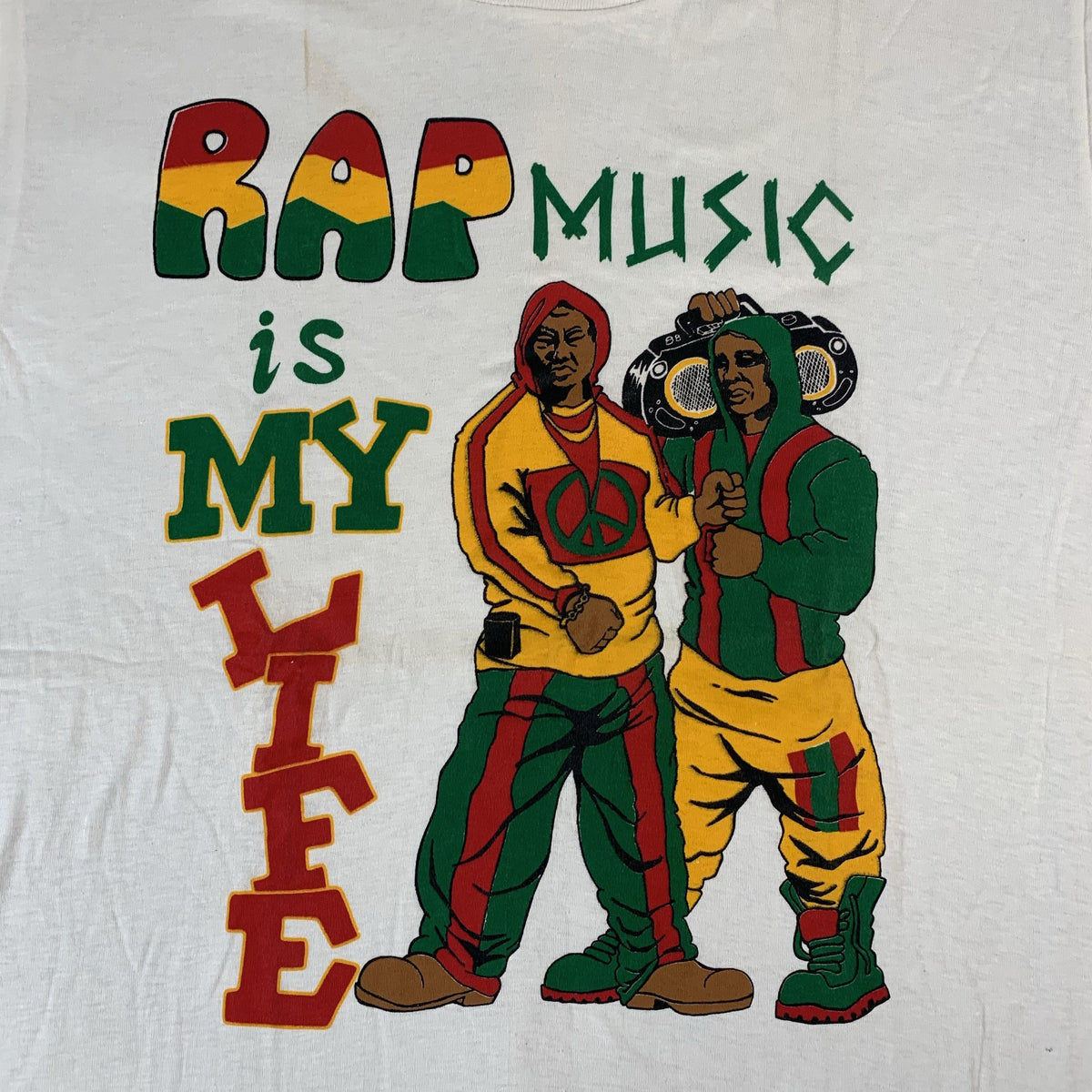 Vintage Rap Is My Life “Peace” T-Shirt - jointcustodydc