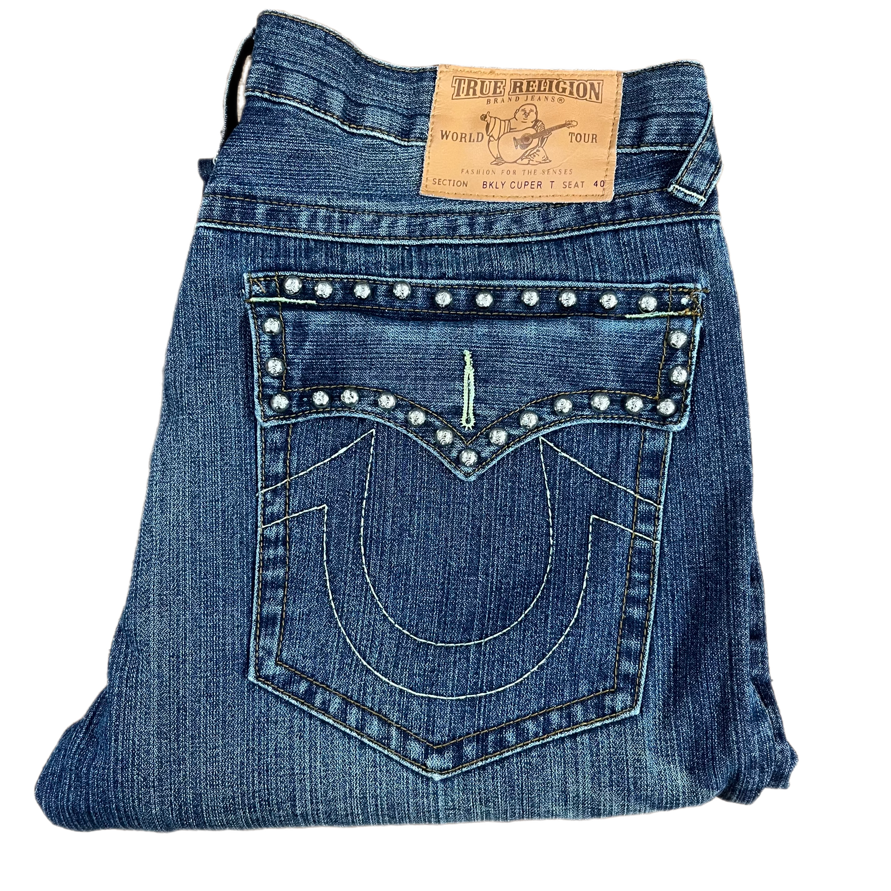 パンツ TRUE RELIGION WORLD TOUR BRAND JEANS TRUE RELIGION WORLD TOUR RAINBOW JOEY WOMEN'S FLARE BLUE