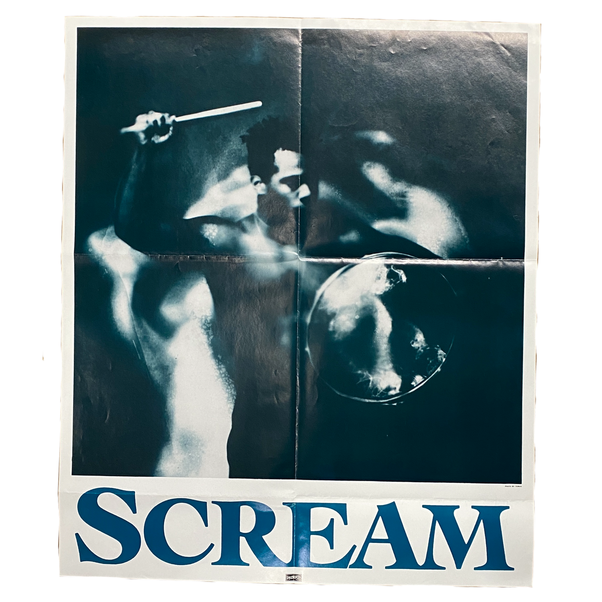 Vintage Scream &quot;Banging The Drum&quot; Dischord Records Poster