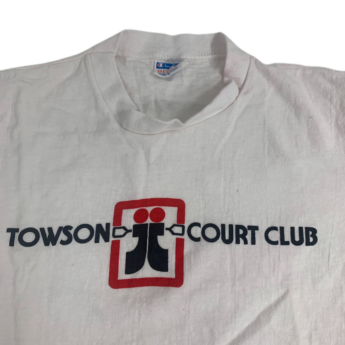 Vintage Towson Court Club &quot;Champion Blue Bar&quot; T-Shirt