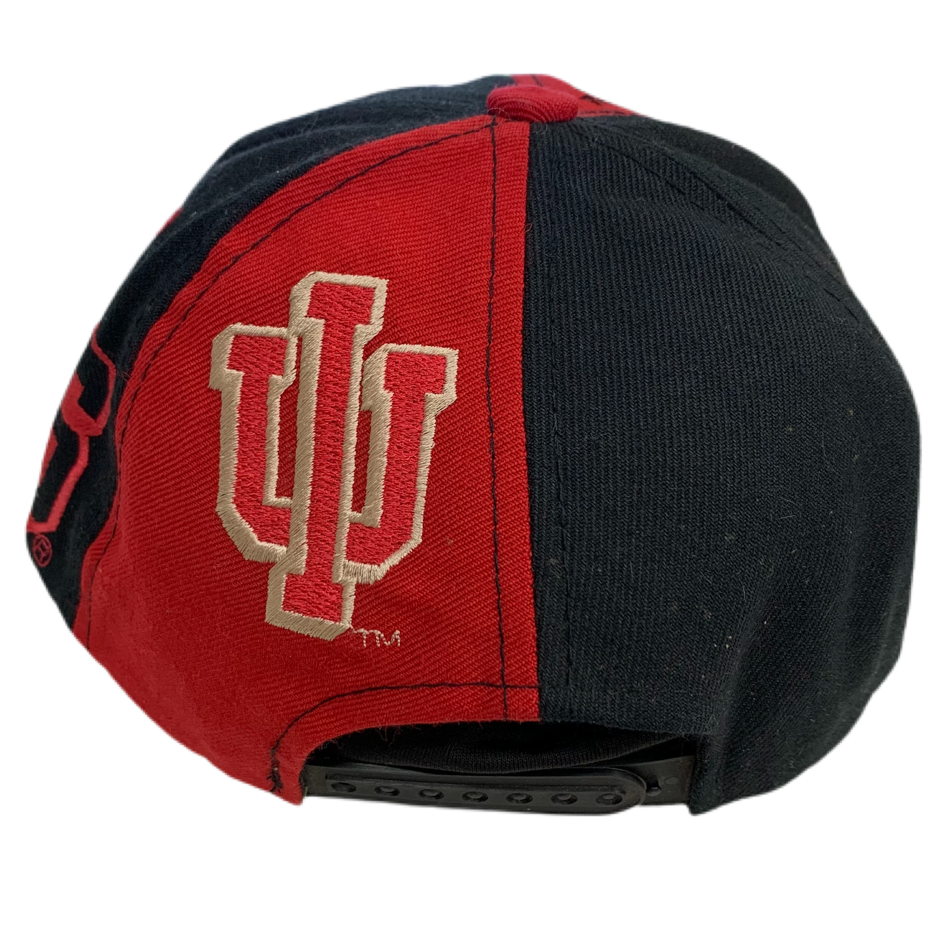 Indiana Hoosiers Vintage Pinstripe Crimson Adjustable Hat