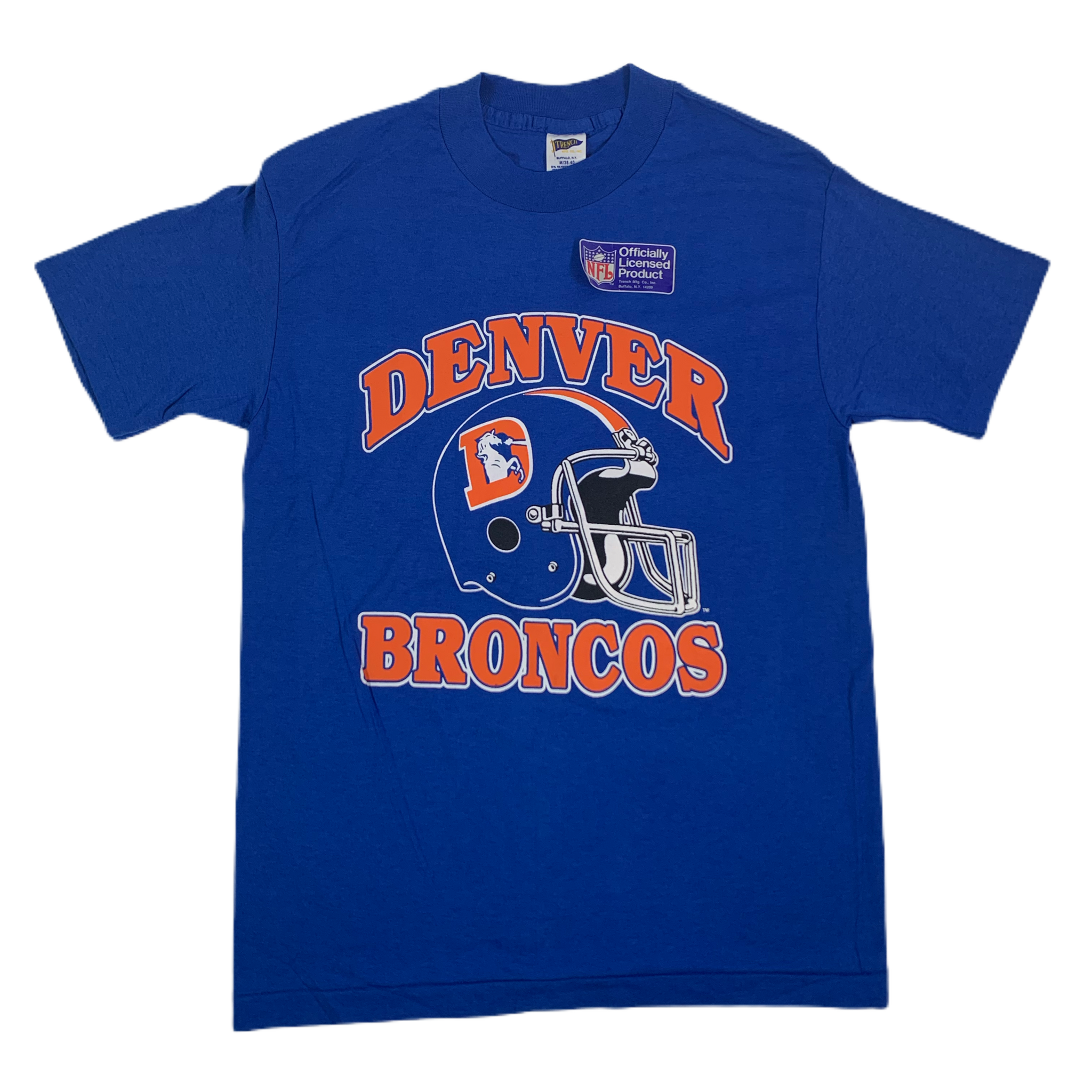 Vintage Denver Broncos Trench T Shirt