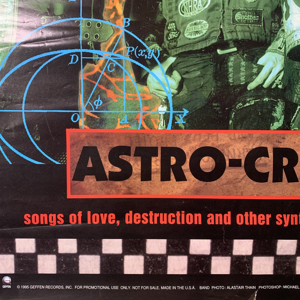 Vintage White Zombie &quot;Astro-Creep: 2000&quot; Geffen Records Promotional Poster