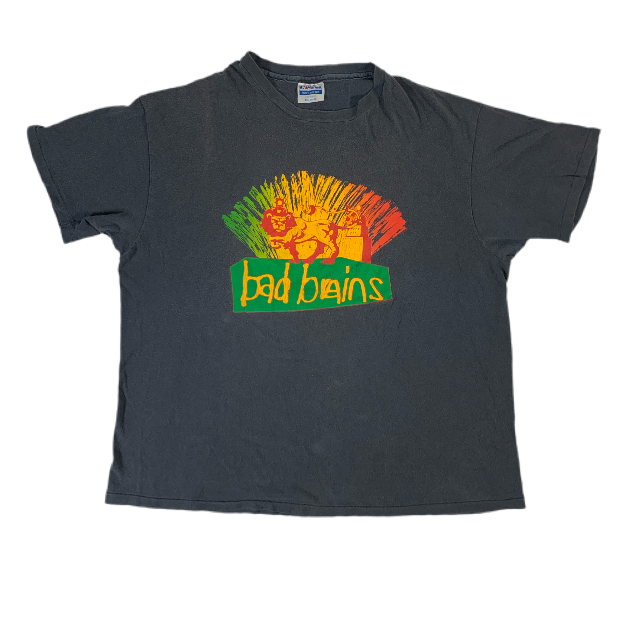 bad brains Tシャツ 89ツアー Lサイズ ダークグレー 1989 Bad Brains T bad brains Tシャツ 89ツアー Lサイズ ダークグレー 1989 Bad Brains T