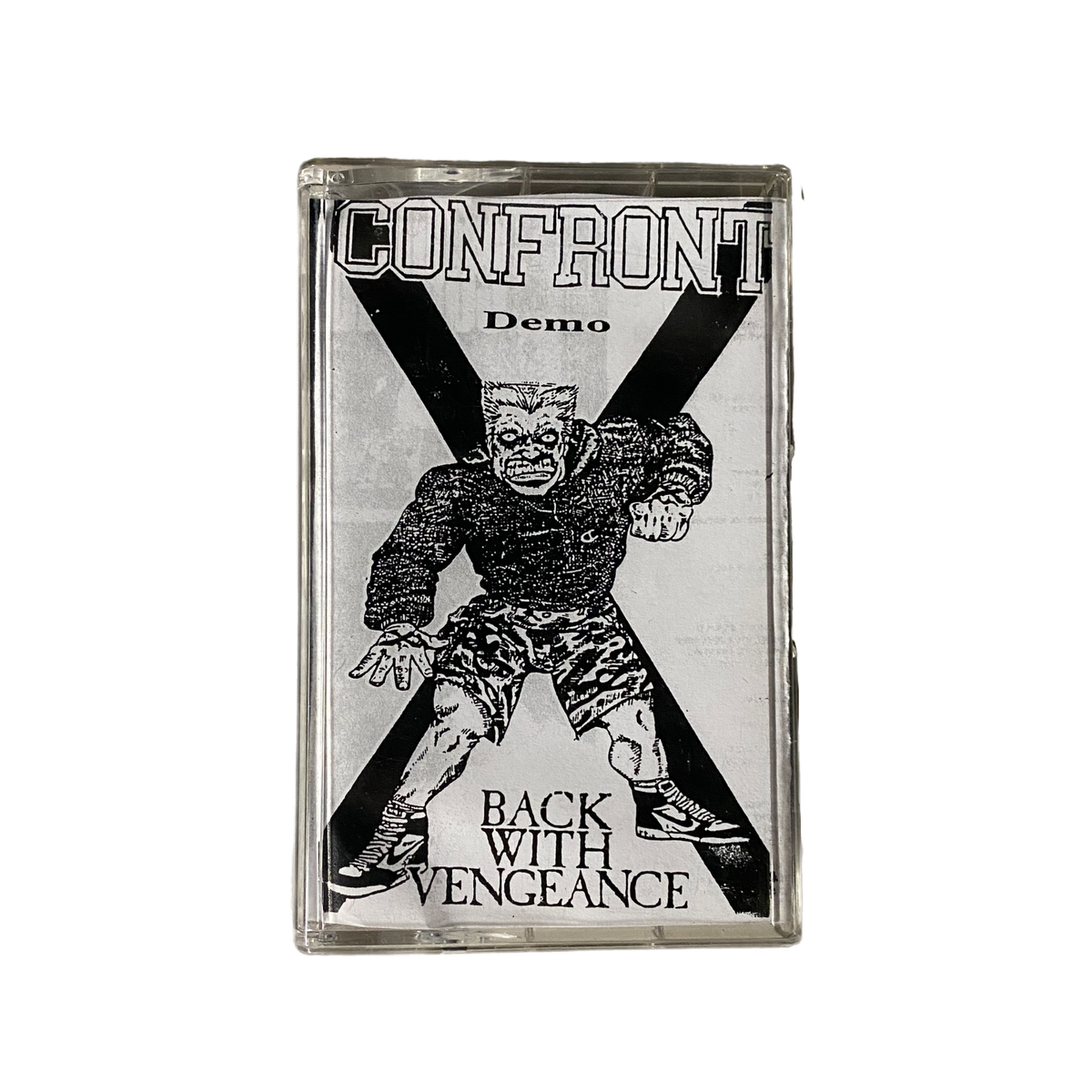 Vintage Confront &quot;X Back With A Vengeance X&quot; Cassette Tape