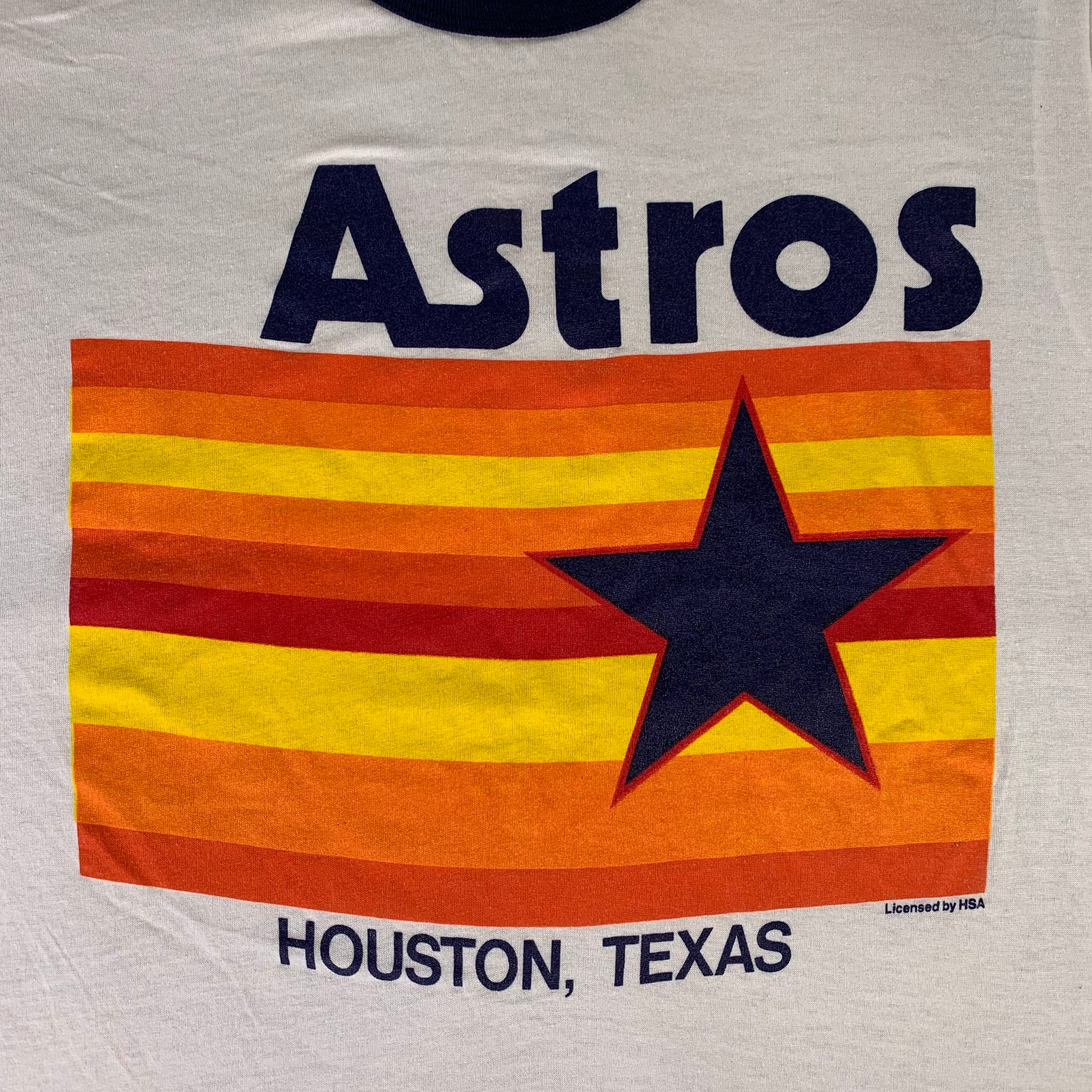 Vintage Astros Name Throwback 70s 80s Retro Gift Men T-shirt