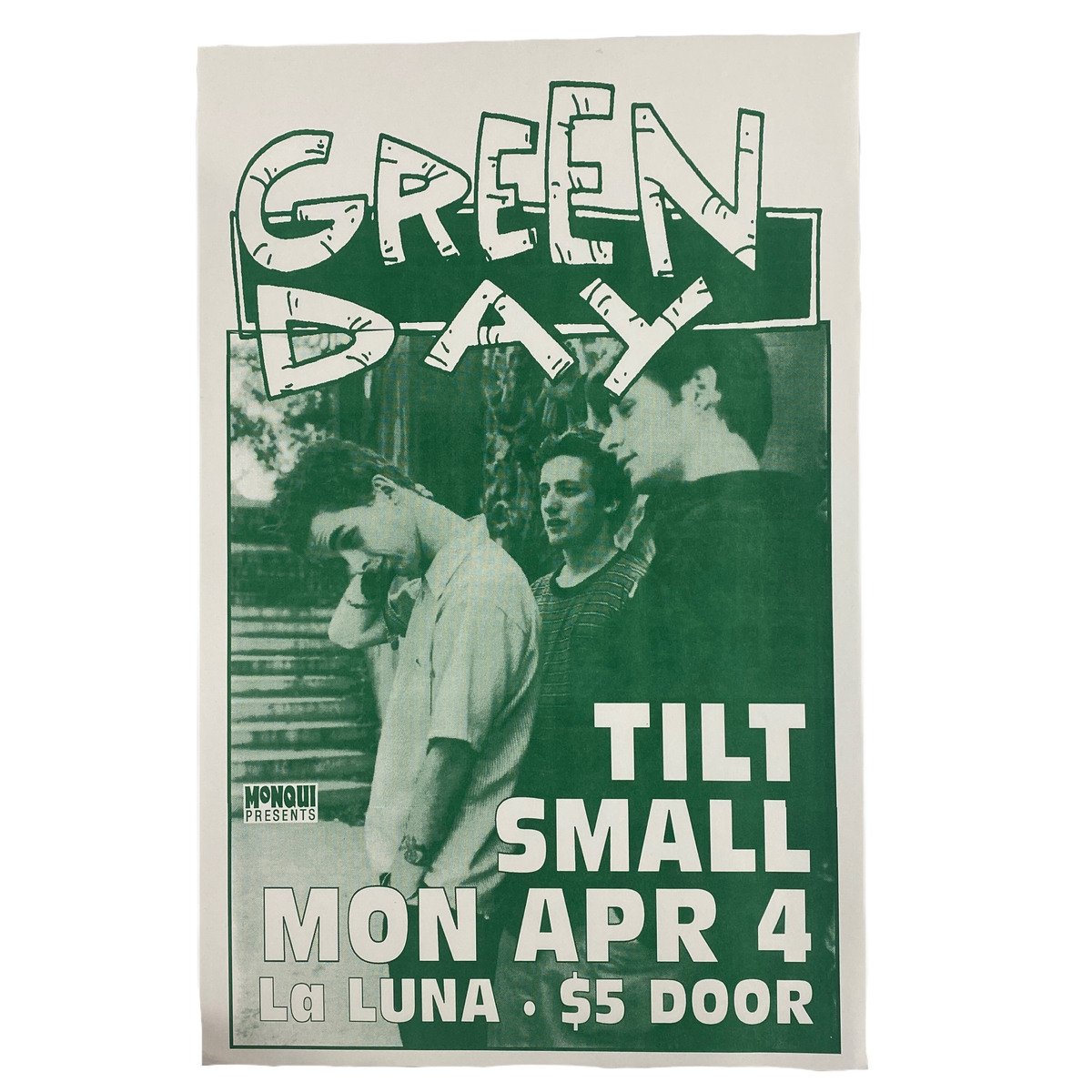 Vintage Green Day &quot;La Luna&quot; Poster