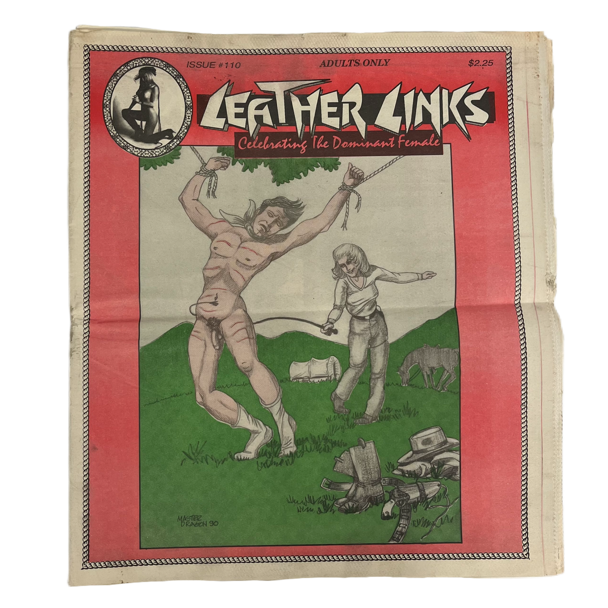 Vintage Leather Links &quot;Adults Only&quot; The Dominant Female Issue #110