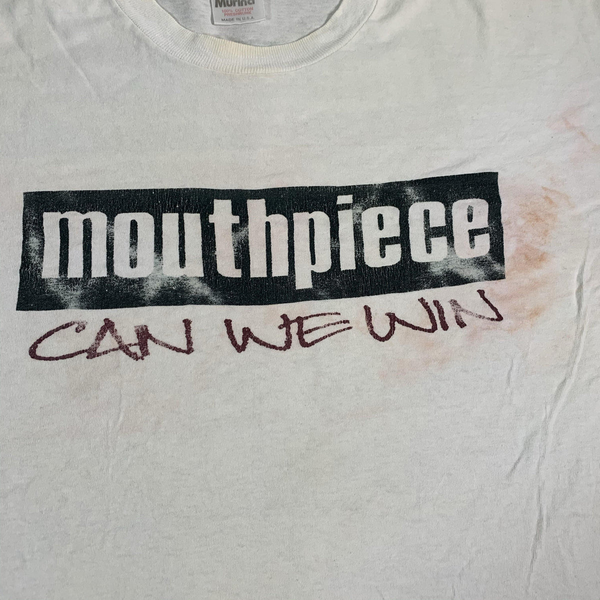 Vintage Mouthpiece &quot;Can We Win&quot; T-Shirt - jointcustodydc