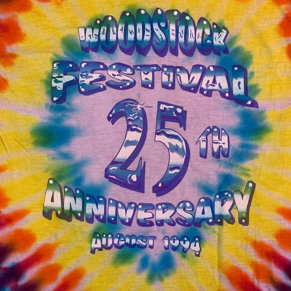 Vintage Woodstock &quot;Anniversary&quot; T-Shirt