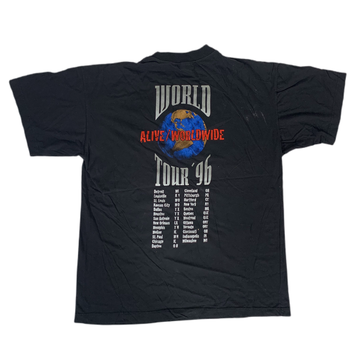 Vintage Kiss &quot;Alive Worldwide&quot; T-Shirt