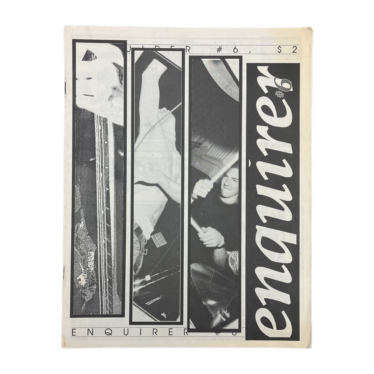 Vintage Enquirer Fanzine &quot;Issue #6&quot; Vic Dicara Hardcore Fanzine