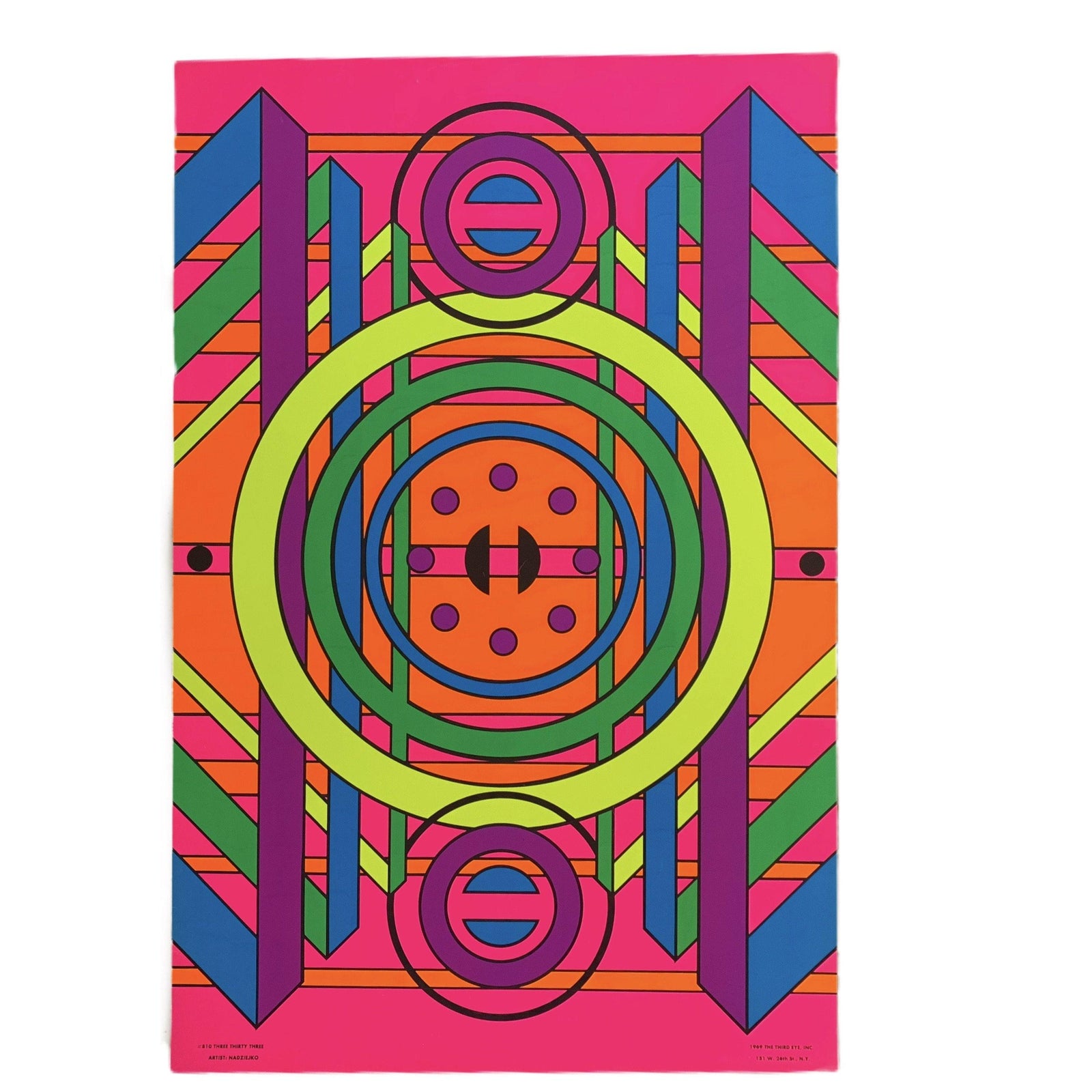 Vintage Original 1969 810 Three Thirty Three By Third Eye Inc Poster