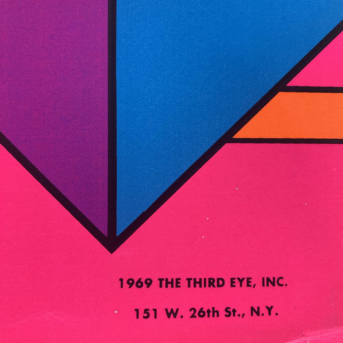 Vintage Original 1969 810 Three Thirty There by Third Eye Inc Poster Detail