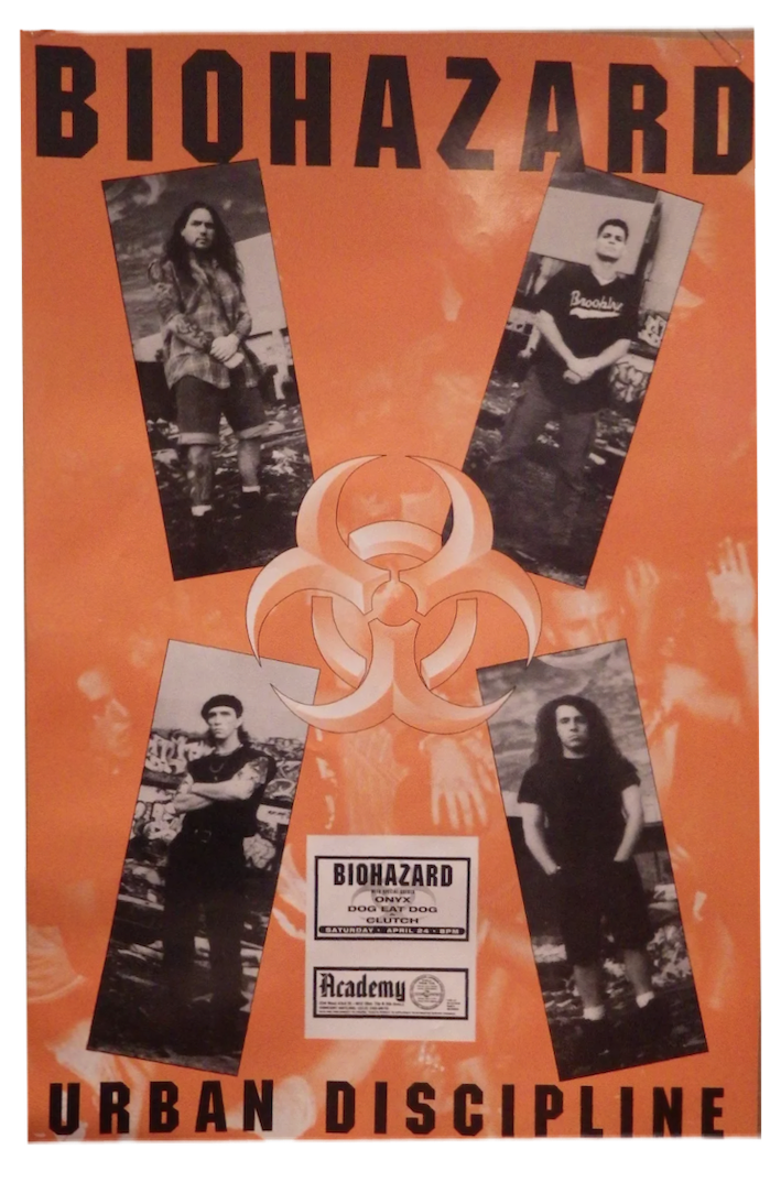 Vintage Biohazard “Urban Discipline” Poster - jointcustodydc