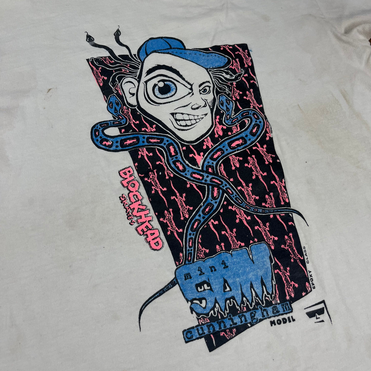 Vintage Blockhead Skates &quot;Sam Cunningham&quot; T-Shirt