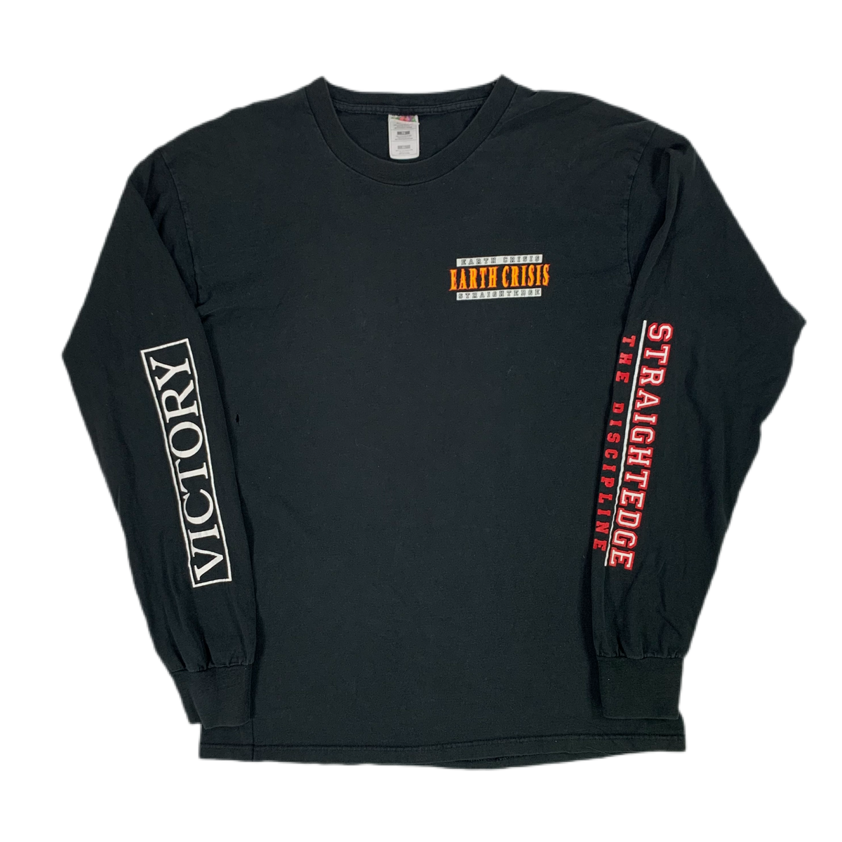 Vintage Earth Crisis &quot;The Discipline&quot; Victory Records Long Sleeve Shirt