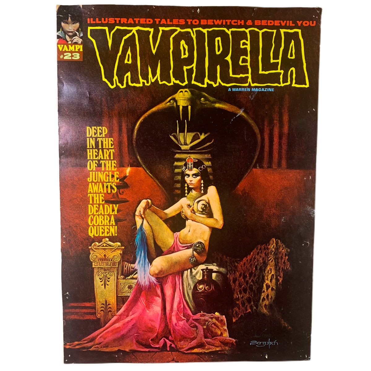 Vintage Vampirella #23 “Cobra Queen” Poster