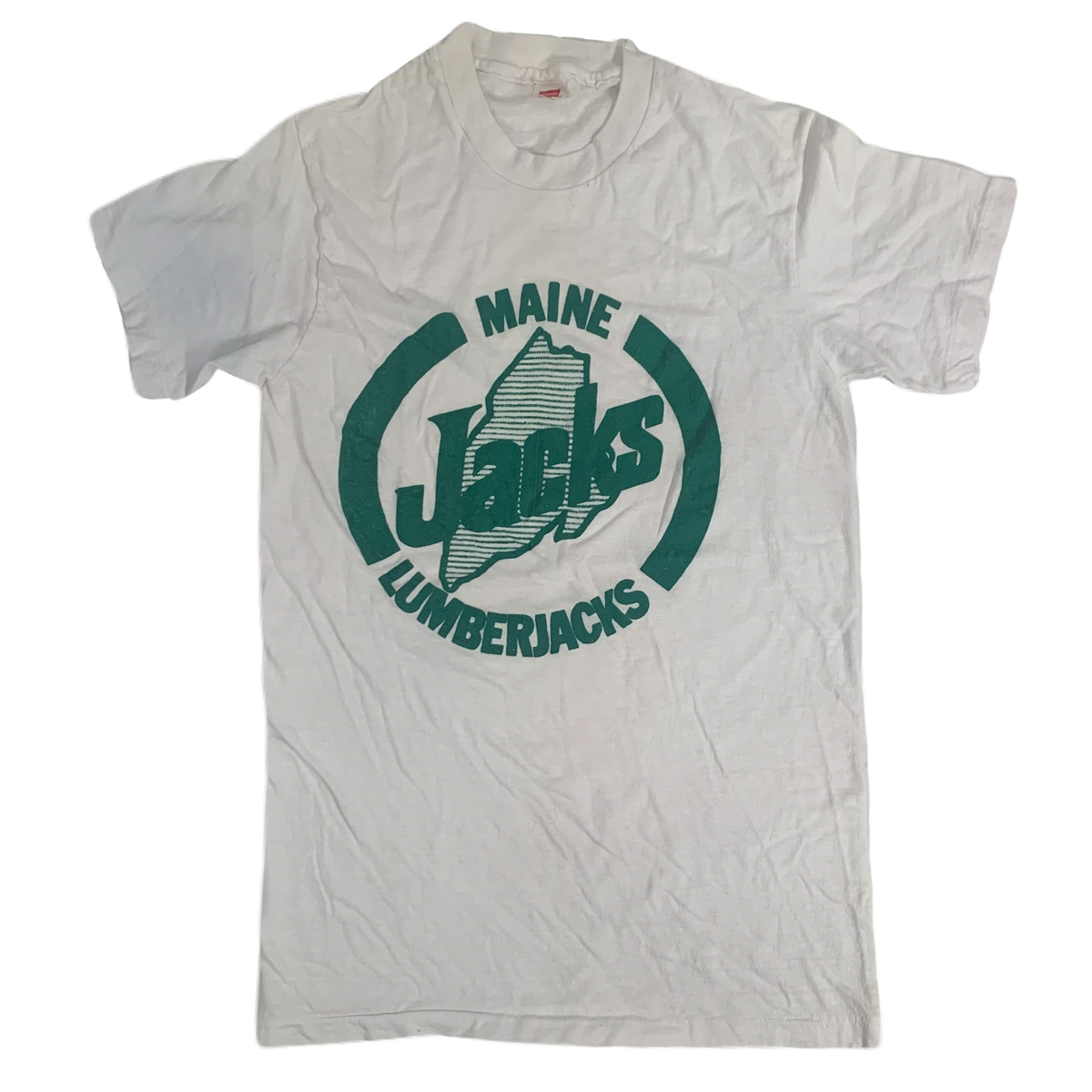 Vintage Maine &quot;Lumberjacks&quot; Basketball T-Shirt