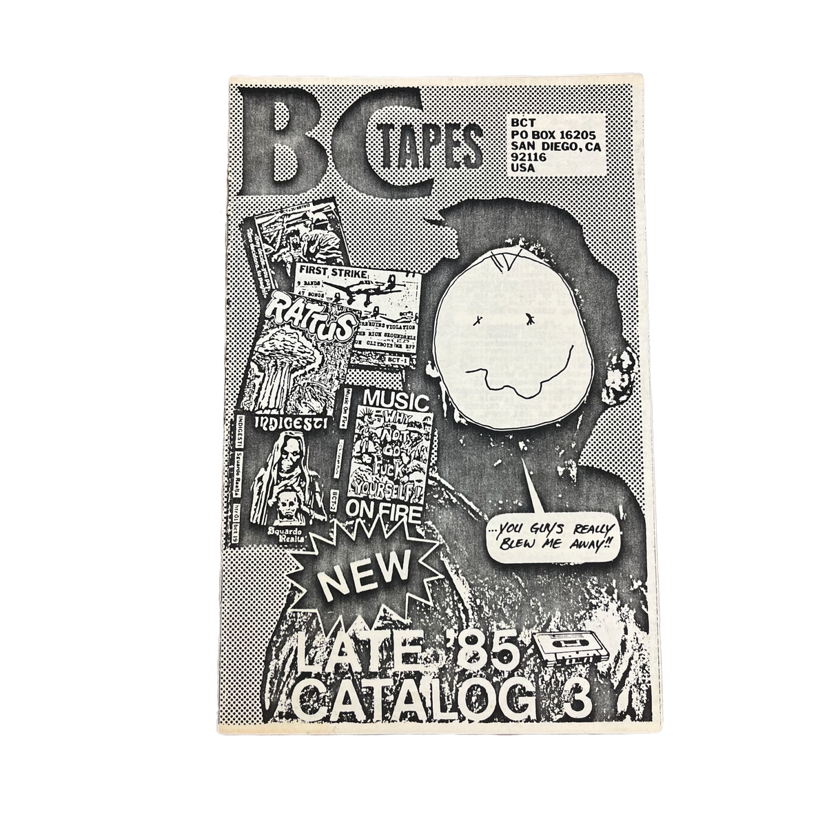 Vintage Bad Compilation Tapes &quot;Late &#39;85&quot; Catalog