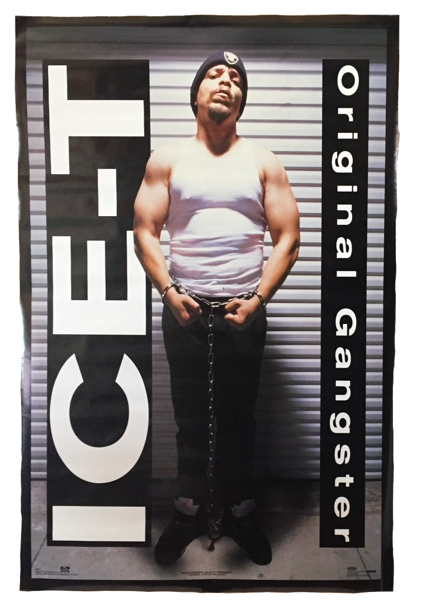 Vintage Ice-T &quot;Original Gangster&quot; Poster